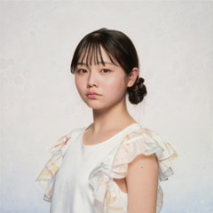 YRN No.2 65.2×65.2cm 2025年 oil on panel